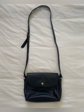 Etienne Aigner Dark Navy Crossbody Purse
